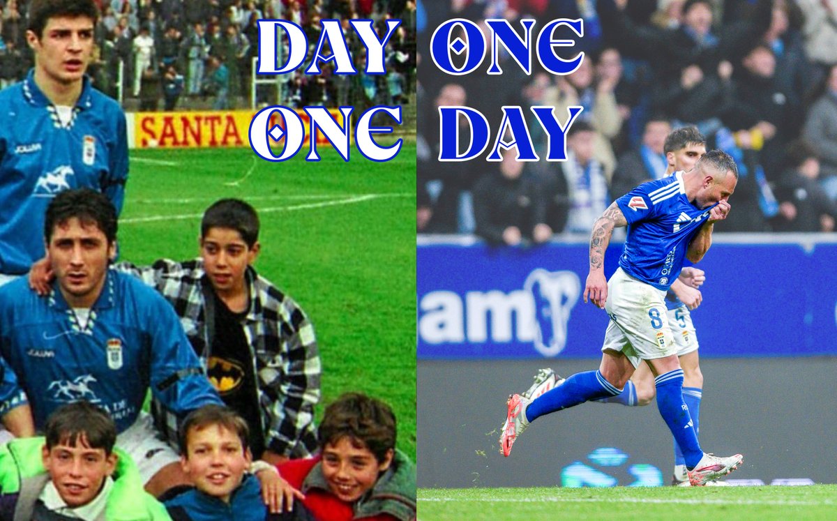 𝐷𝐴𝑌 𝑂𝑁𝐸 
𝑂𝑁𝐸 𝐷𝐴𝑌

#MagiaPerpetua ♾💙
#RealOviedo 🔵⚪️