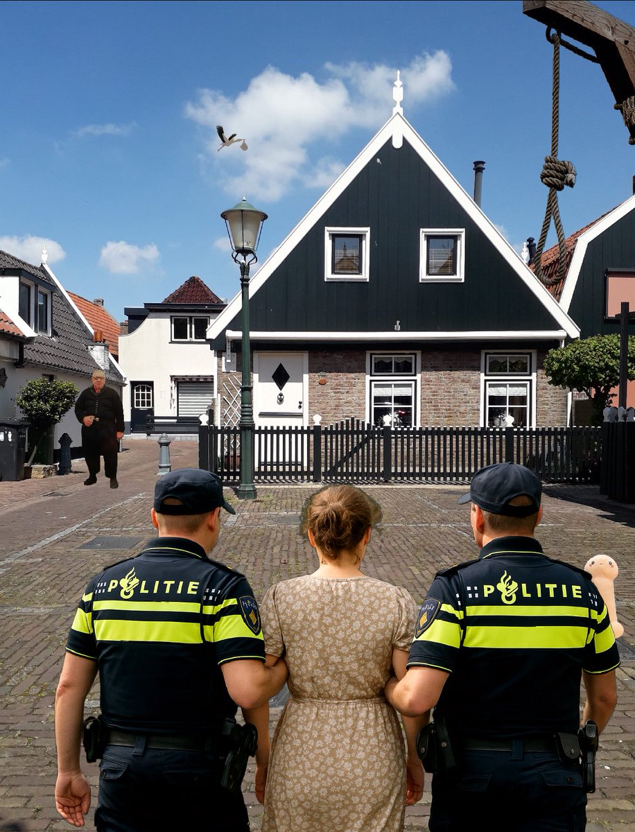 VisitUrk's tweet image. Dankbaar voor de toegewijde huisvrouwen van #Urk maar ook voor hen geldt dat gebruik van elektriciteit, waterleiding en riool op zondag verboden is. Gelukkig hoorde een oplettende buurman deze mevrouw stofzuigen. #zondagsrust