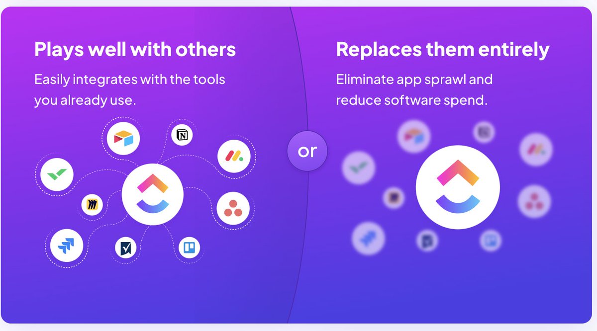 GrowthMindsetgr's tweet image. Imagine you started your week with the peace of mind knowing that everything you needed is in one place.
Wouldn’t you enjoy the savings and less clutter from switching between apps?
This solution is free and needs no credit card.
try.web.clickup.com/qbl0jlu3t5fm