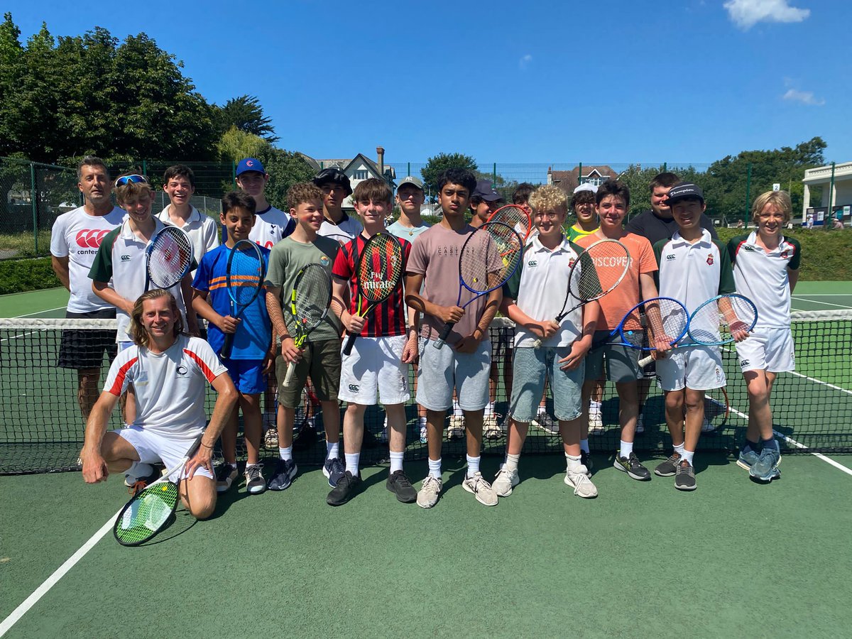 #RGSGuildford Feeling hot! But Cornwall is the perfect place to be as the students refine their tennis &amp; surfing skills on the trip to Cornwall.