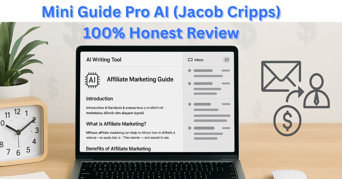 ArshilMuhtasim's tweet photo. Mini Guide Pro AI (Jacob Cripps) 100% Honest Review
Read the full article: https://t.co/T2greJj22z
#MiniGuideProAI #MiniGuideProAIReview
#MiniGuideProAIBonus #AffiliateMarketing
#ArtificialIntelligence #AITools #PassiveIncomeTools
#MakeMoneyOnline https://t.co/SovCXLsG6Q