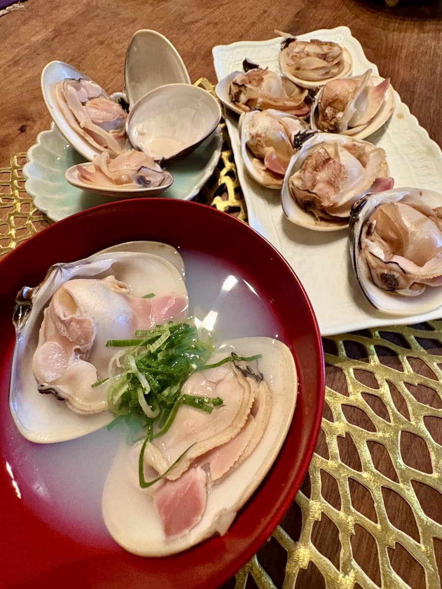 Mtgod10's tweet image. 山神家の食卓

『 ハマグリ祭り 😊 』

大洗町産 鹿島灘沖ハマグリ

ご馳走様です🍀

#ハマグリ #大洗町 #鹿島灘沖ハマグリ