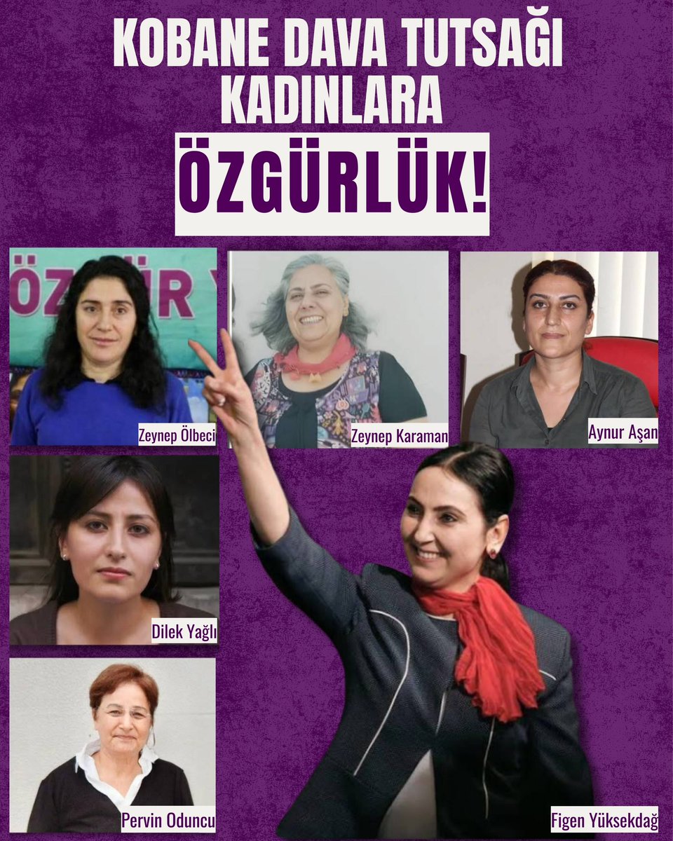skmresmi's tweet image. Kobane Dava tutsağı kadınlara özgürlük!
