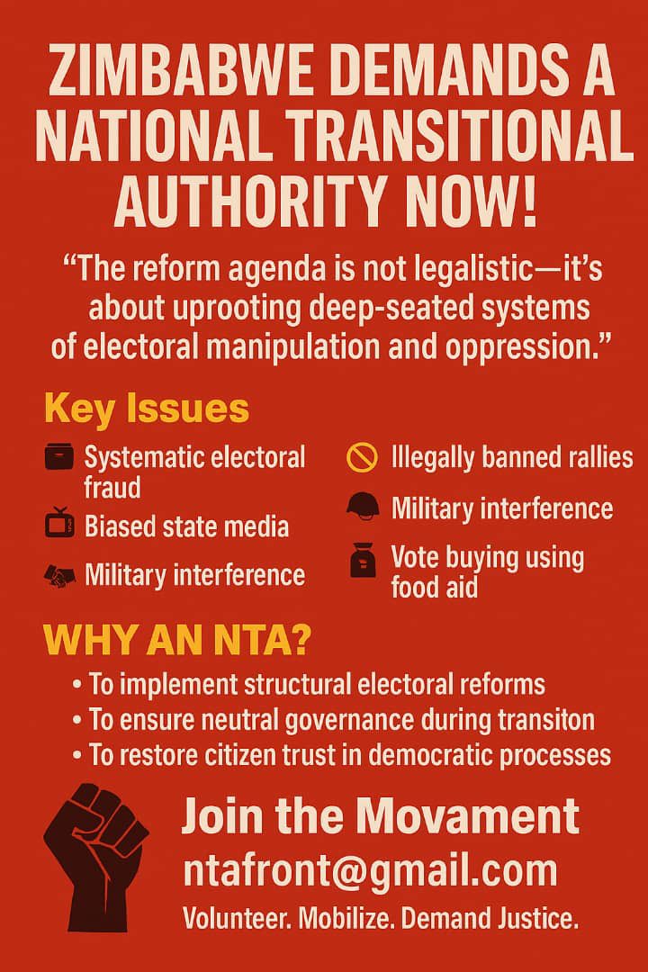 There is a third way. Join the movement of patriotic citizens who are calling for reforms. The reform agenda must be implemented by a National Transitional Administration. The immediate task is to build a NTA front, a movement for all citizens demanding dissolution of incumbent