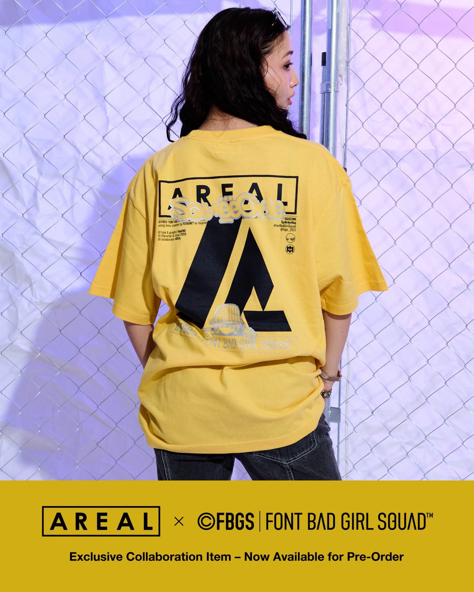 yuta_ptv's tweet image. 🚨AREALコラボ開始🚨
ゆうたONEフォントの公式擬人化プロジェクト©︎FBGSがAREALとコラボしました！
Check▶️arealclothing.stores.jp
受注期間は7/22まで！
お買い逃しなく！