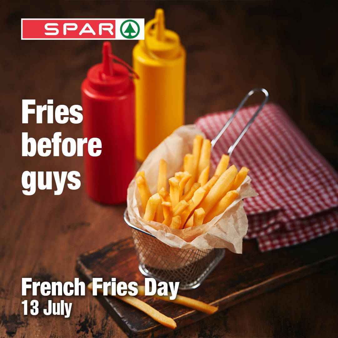 Enjoy crispy, golden fries in huge portions—only at SPAR! 🍟💸
Delicious and budget-friendly. Come and get your fry fix!
#SPARDelights #CrispyFries #BigPortions