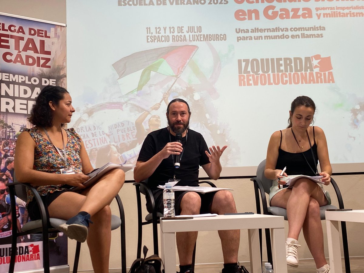 Hablamos de cómo Netanyahu y Trump quieren llevar hasta las últimas consecuencias la limpieza étnica contra el pueblo palestino, de la complicidad del imperialismo europeo y la socialdemocracia y por qué reivindicamos la Intifada y la Federación Socialista de Oriente Medio.