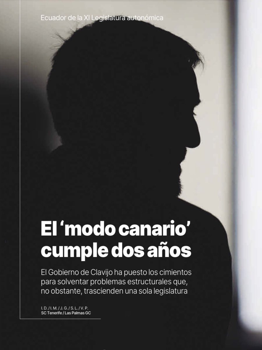 jadestebanez's tweet photo. Al hacer balance del ecuador de esta Legislatura, Fernando Clavijo ha demostrado que sí es posible otra forma de entender y ejercer la Política. Una manera donde impere el diálogo, el trabajo y el sentido común sobre la crispación, el postureo y la demagogia. Es el #ModoCanario https://t.co/gqWr677kj8