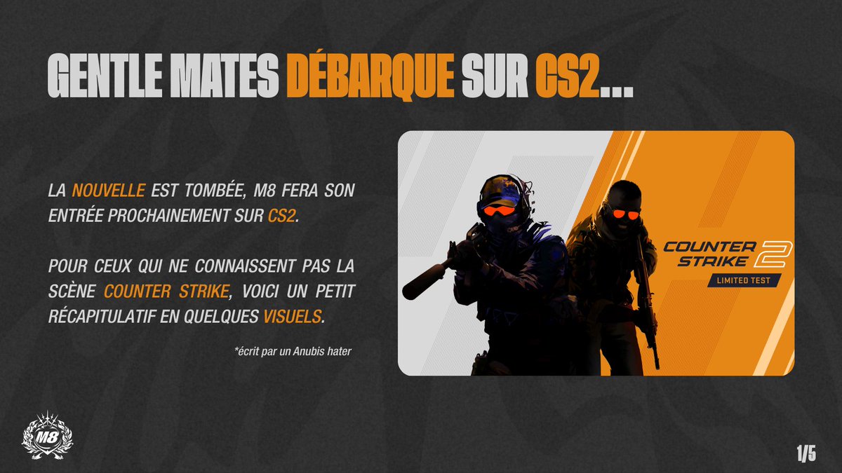 THREAD: Quelques visuels pour parler de notre arrivée sur CS2.

Assez compliqué de tout résumer car il y a beaucoup à dire.
