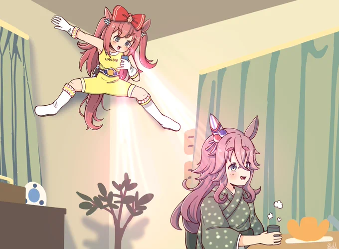 1!2!3!4!UMASOK! #ウマ娘 #アグネスデジタル #ワンダーアキュート