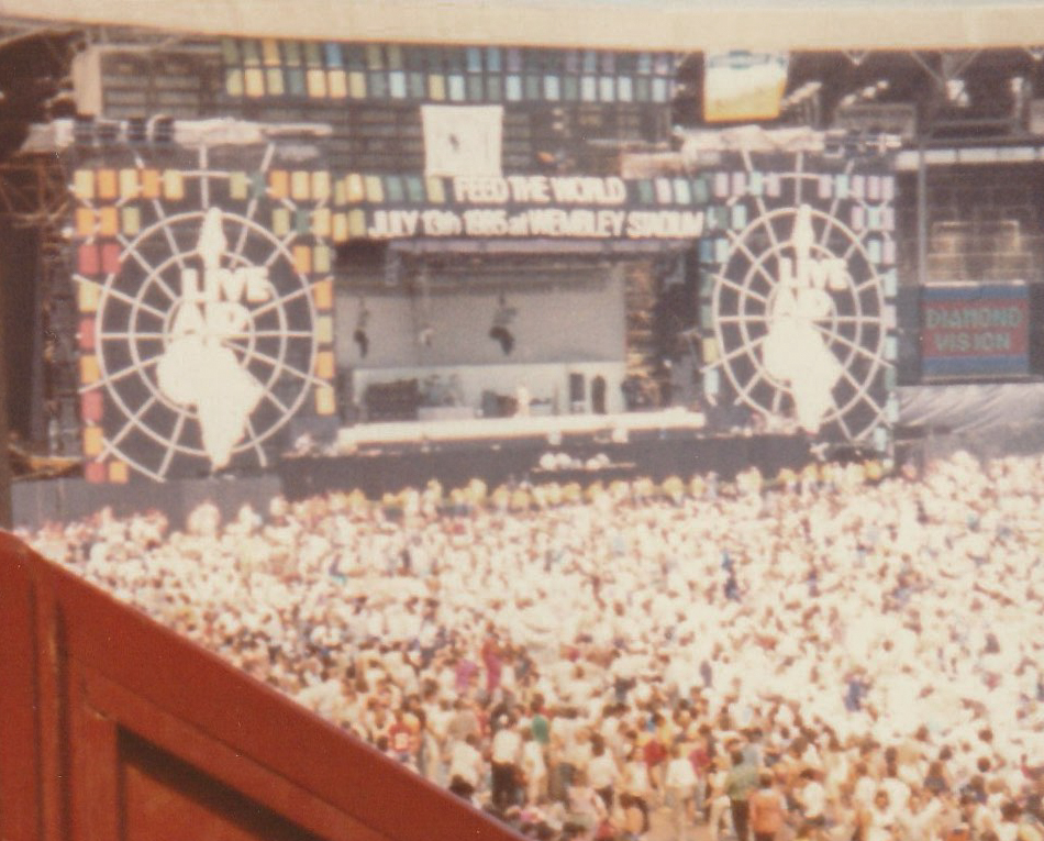 40 years ago today... and the T-shirt still fits 🧐  #LiveAid #liveaidat40