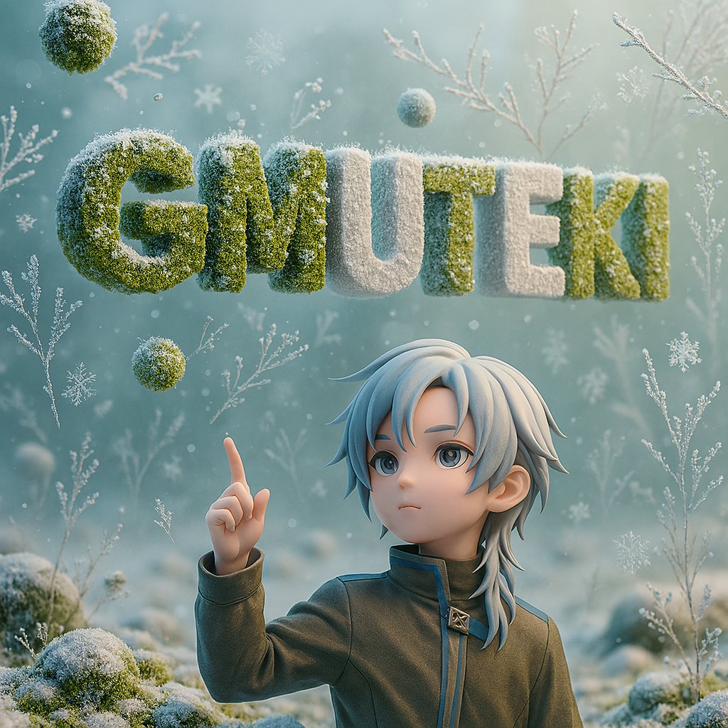 Gmuteki!

Working on some exciting stuff with the goal to reward true collectors ⌛️

PS: Special thanks to <a href="/mdmadeit/">MD</a> for the image prompt 🤍
