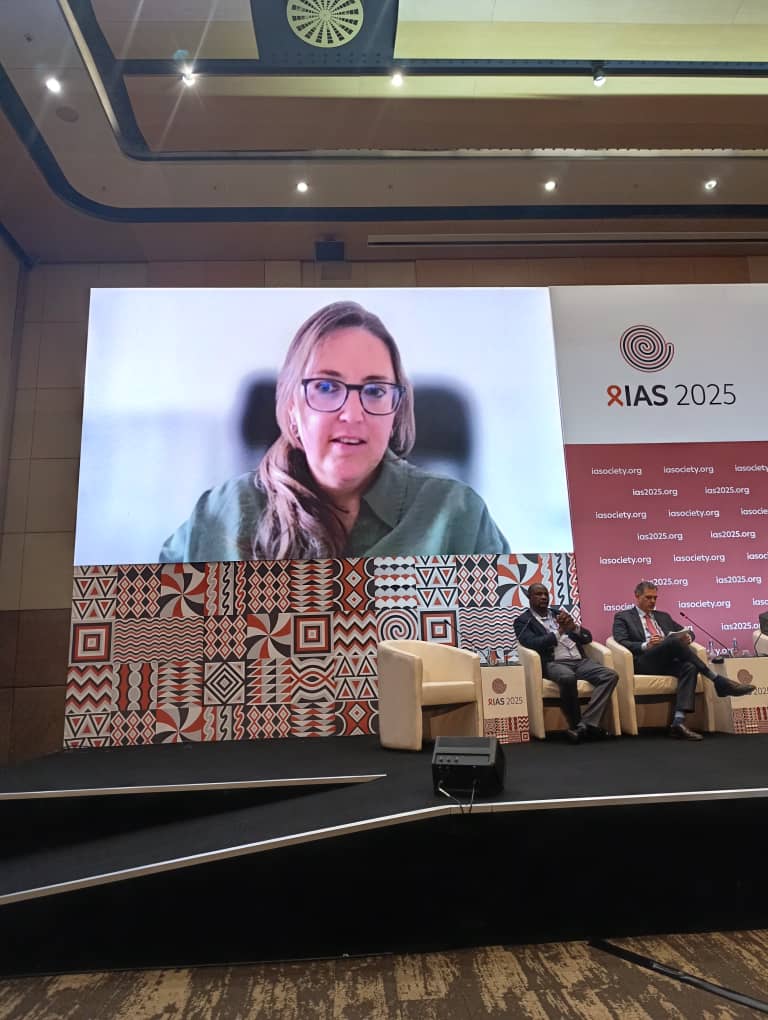 Leora_Casey's tweet image. What a privilege to speak @ the #IAS2025 on ensuring that communities & civil society are included in transition & sustainability discussions if we want to build a resilient national health system. Community-led #HIV prevention needs to remain a core priority & be funded.