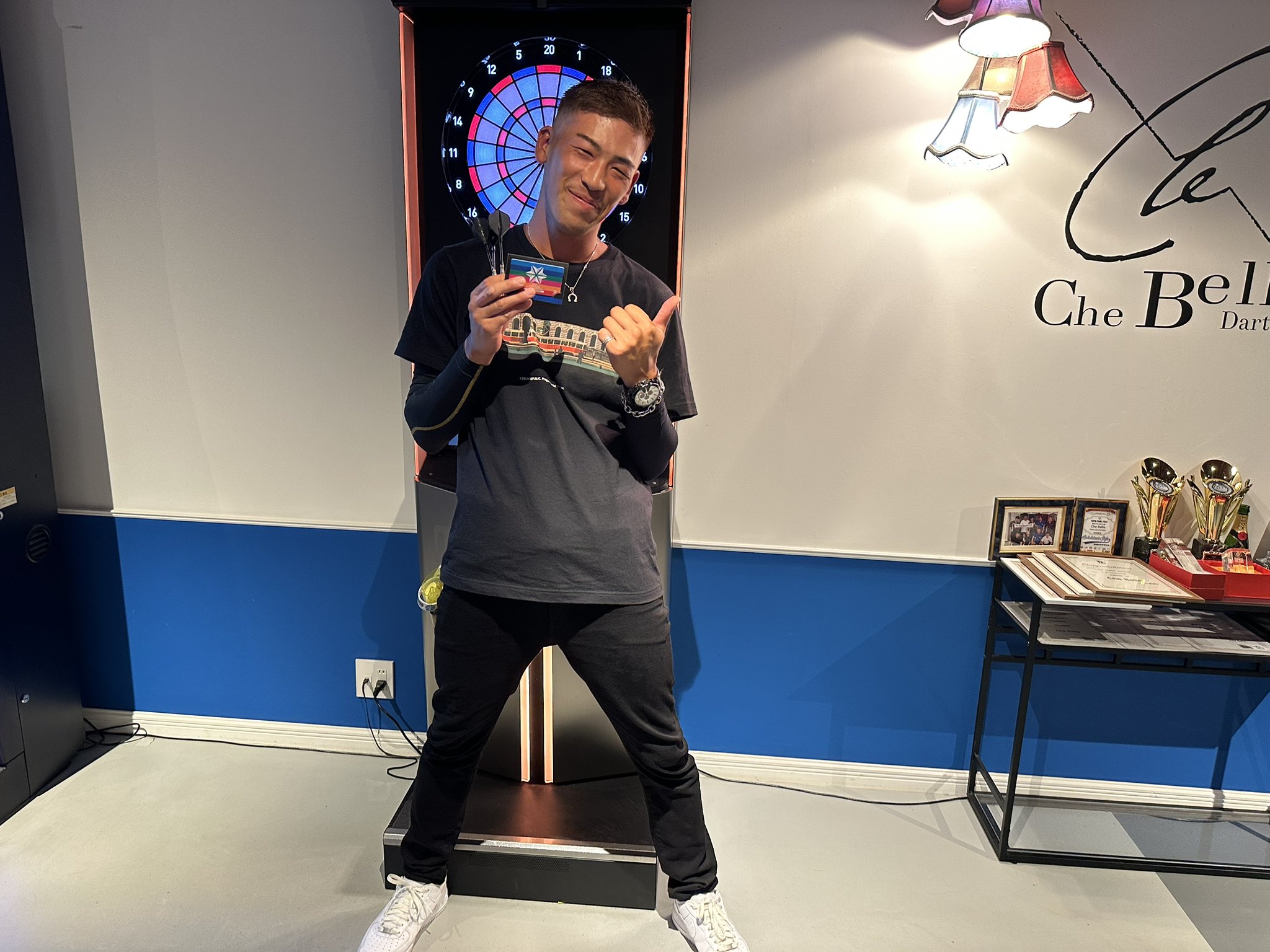 DARTSLIVE AREAChampionship ダルマ Shot! Bandit Fourth Generation Steel Tip Dart Board — Darts.com