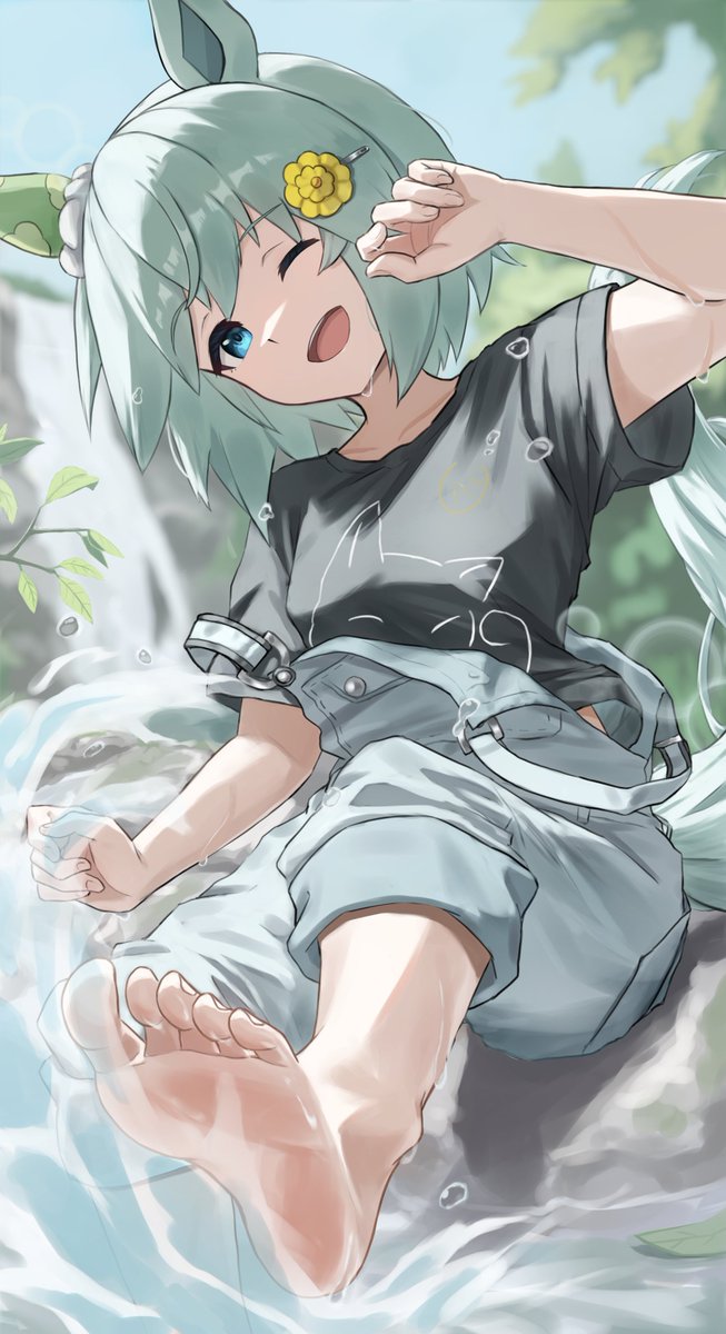 セイちゃんと水遊び　#ウマ娘 #セイウンスカイ
