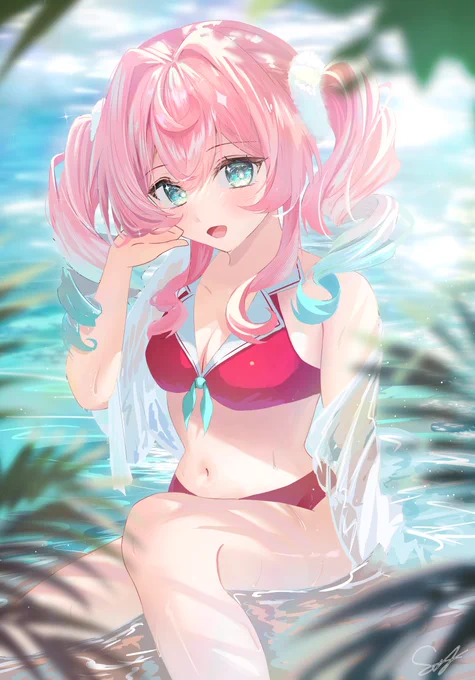 #崩壊スターレイル #HonkaiStarRail #Hyacine 水着ヒアンシーちゃん