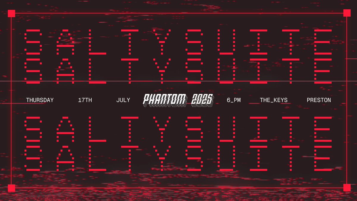 phantomtourney's tweet image. Reminder: Phantom 2025 Salty Suite is happening at the Keys this Thursday.

Sign up here:
start.gg/tournament/pha… 

Starting at 6pm.
Melee/Ultimate crews from 7pm.
Bowling Crews from 8pm.