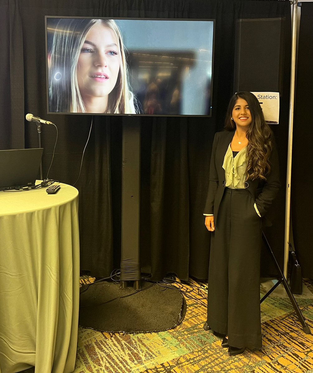 ButterflyThyro's tweet photo. Huge thanks to @NikitaChander1 for taking Mollys film to @ThyroidCongress to be seen by a global audience! 😊🦋 https://t.co/MfdFiDn7on