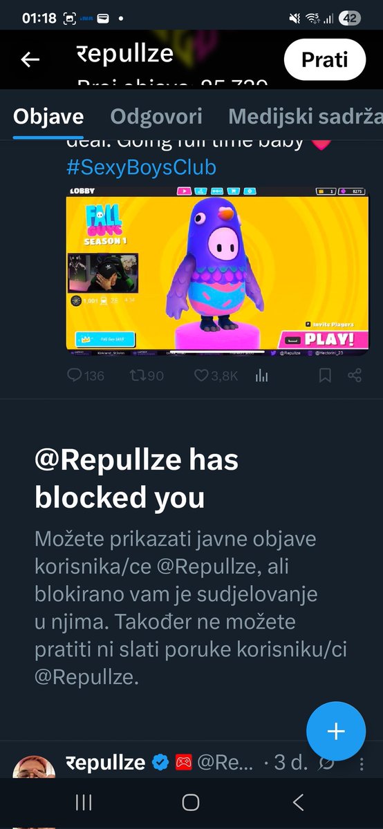 <a href="/SoldierOfMisfo3/">Falcons Soldier Of Misfortune</a> Well once you speak loud enough they block you. Same as that hoe <a href="/Nicari/">Nicari 🤍</a> 
Funny thing FULL RADIO SILENCE about adrianns ban. Did u nktice that? FULL SILENCE. They are destroying that <a href="/Maca_Ttv/">Maca</a> dude while not 1 word for adrians ban