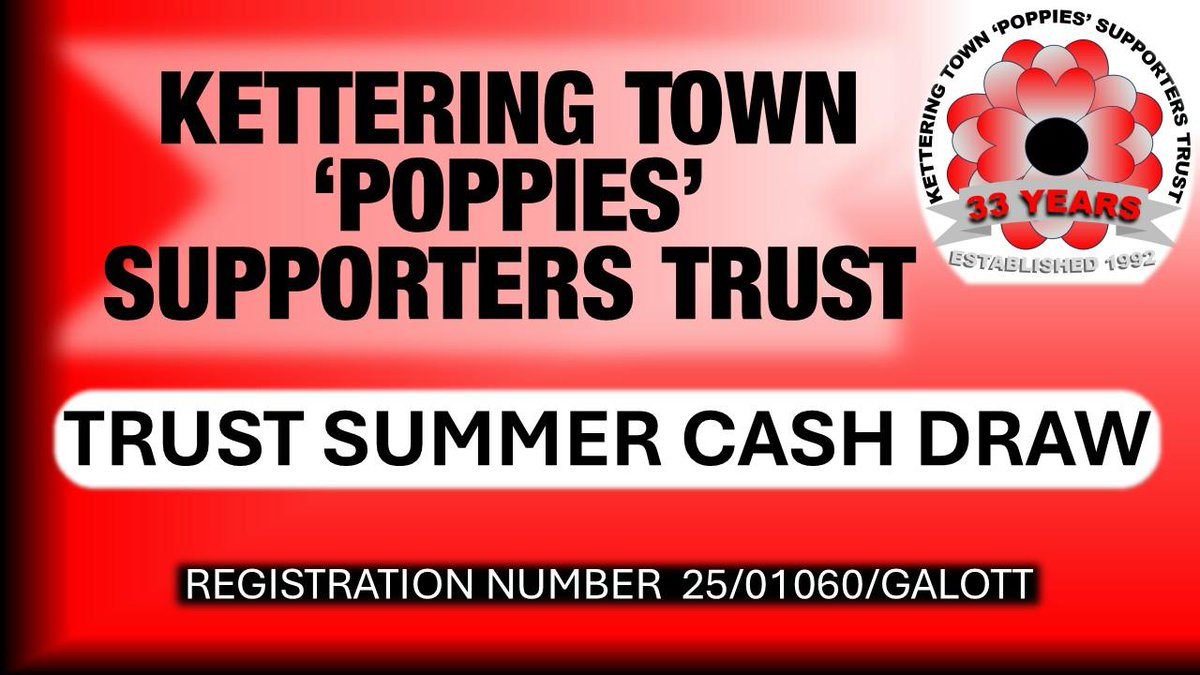 poppiestrust's tweet image. Do you have your tickets for the TRUST SUMMER CASH DRAW yet?
See full details, and buy your tickets here:
ktfctrust30.blogspot.com/2025/07/trust-…
🔴⚫️