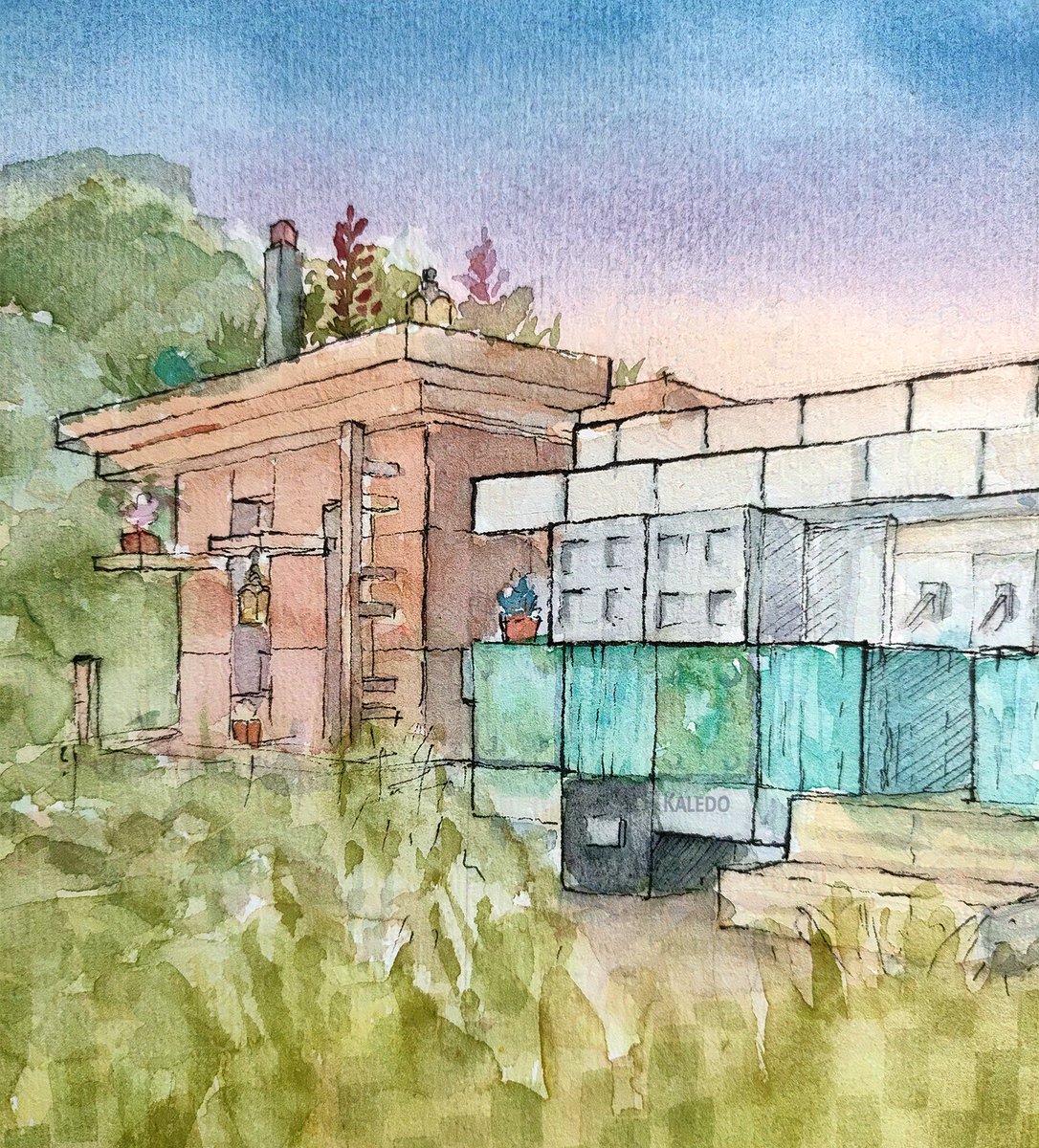 kaledo69's tweet image. Mumo Jumbo starter base from season 8

#mumbojumbo #watercolors #hermitcraft #fanart