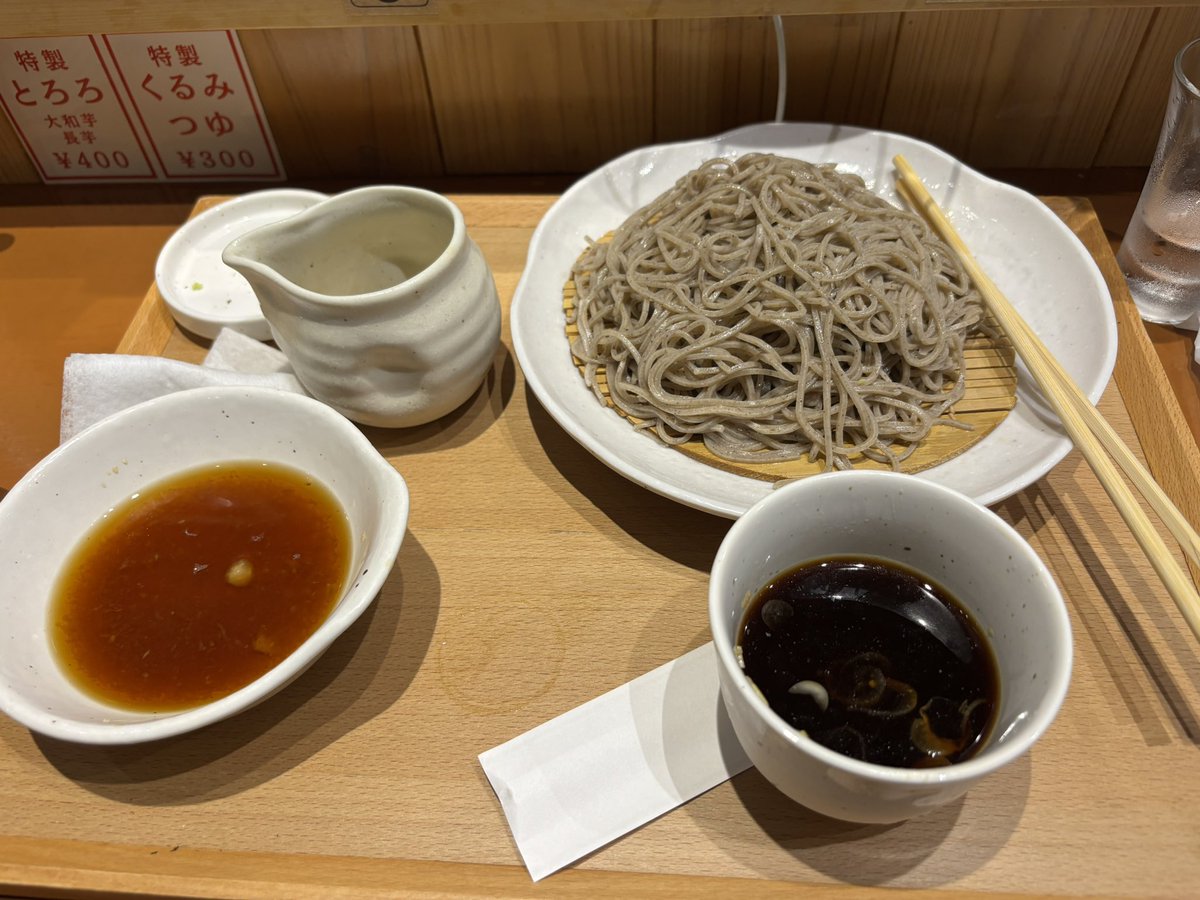 当たりの信州そばに久しぶりに出会いました