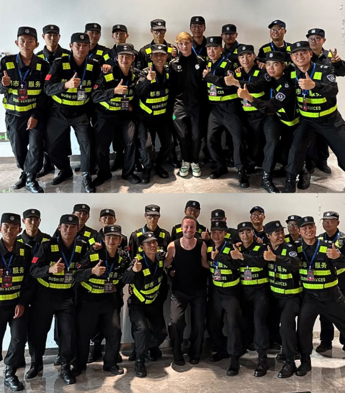 Ozzny_CS2's tweet photo. m0NESY &amp; cadiaN got stopped by the Chinese police... for a picture 😭 https://t.co/CZYcw6xbI6