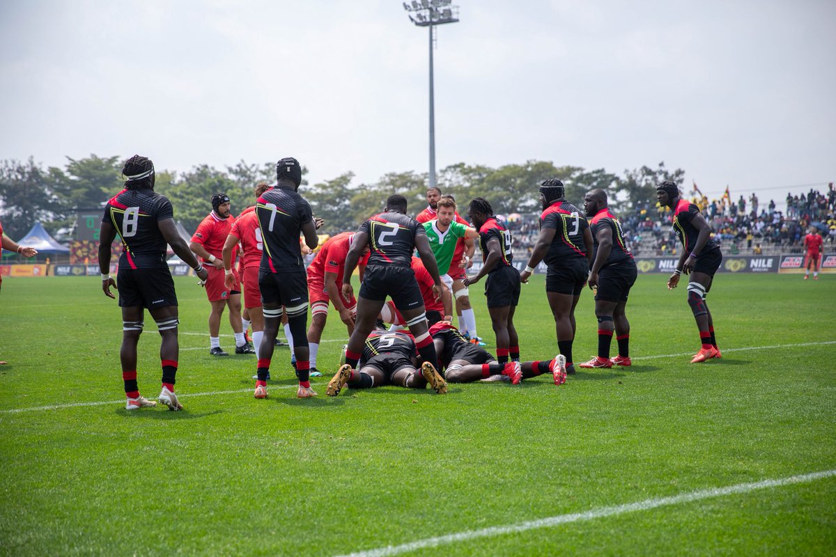 Christ_ianMal1's tweet photo. Fifth Place (2nd)Playoff
Halftime Result
Atlas Lions 🇲🇦 14:0 Rugby Cranes 🇺🇬
#thatswhatsup
#magic100fm
#RACUG25
#rugbyafricacup
#FeelTheAfricanSpirit https://t.co/tlpKrj0J1j