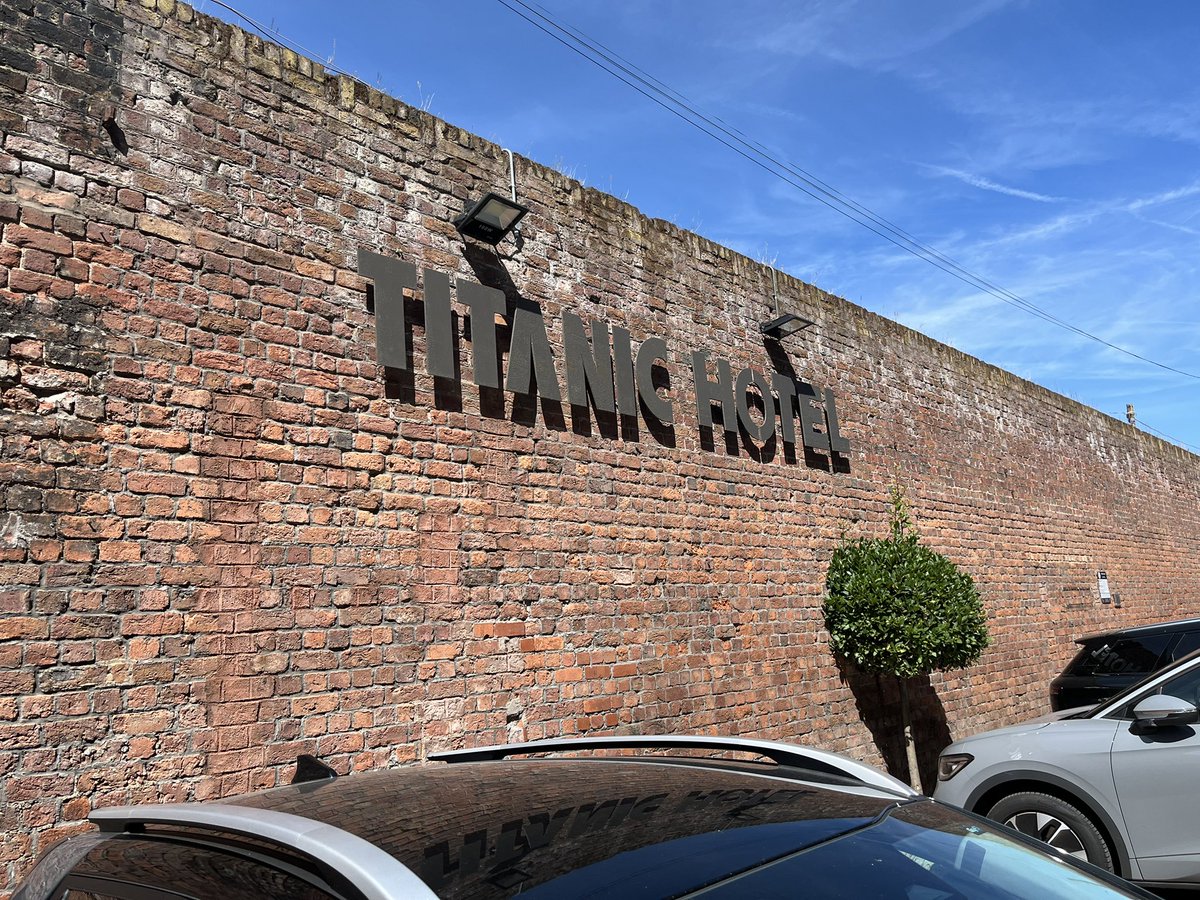 Back at my happy place 💜 #titanic #liverpool