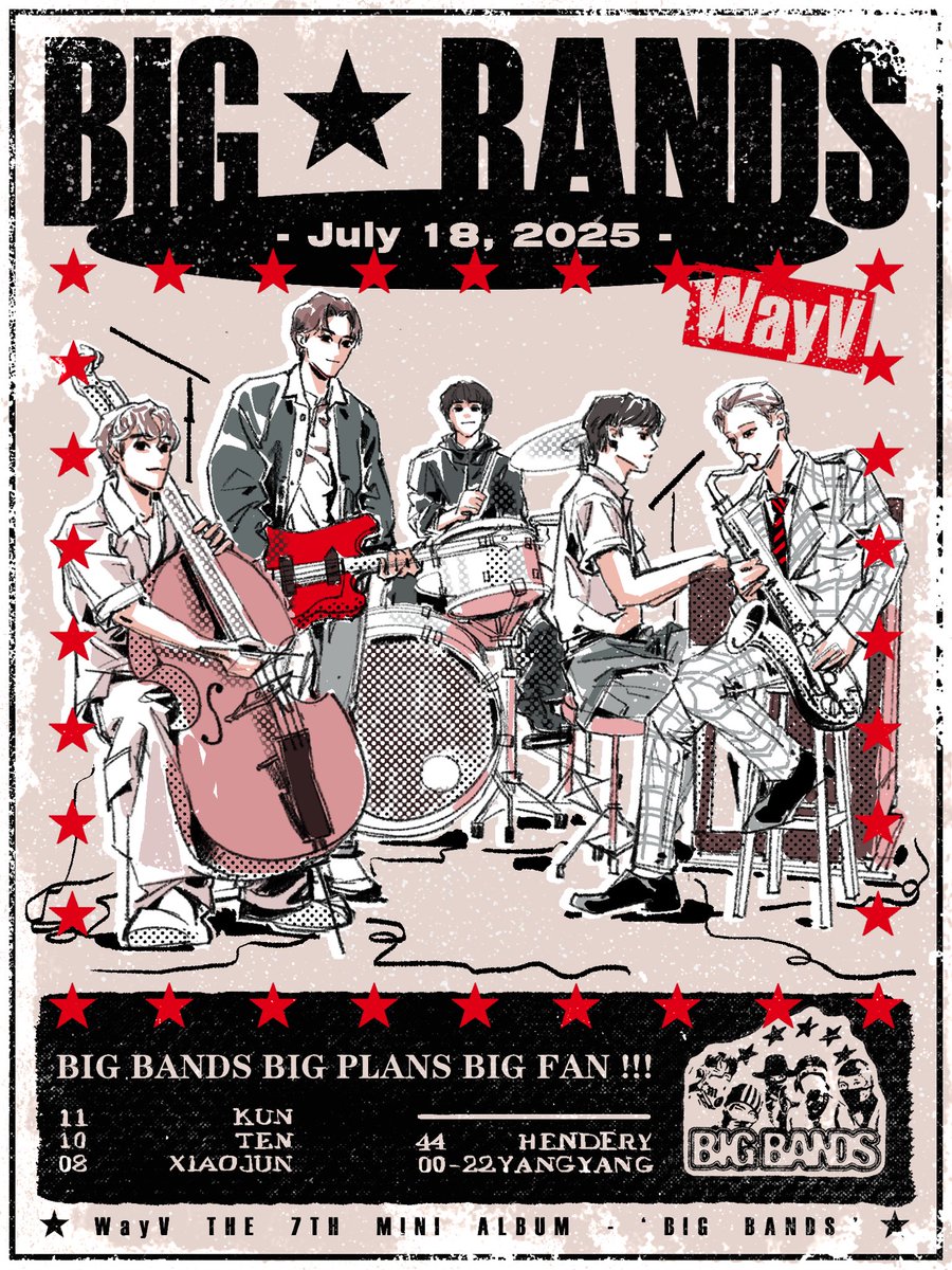 🎶
#WayV #威神V #BIGBANDS
#WayV_BIGBANDS