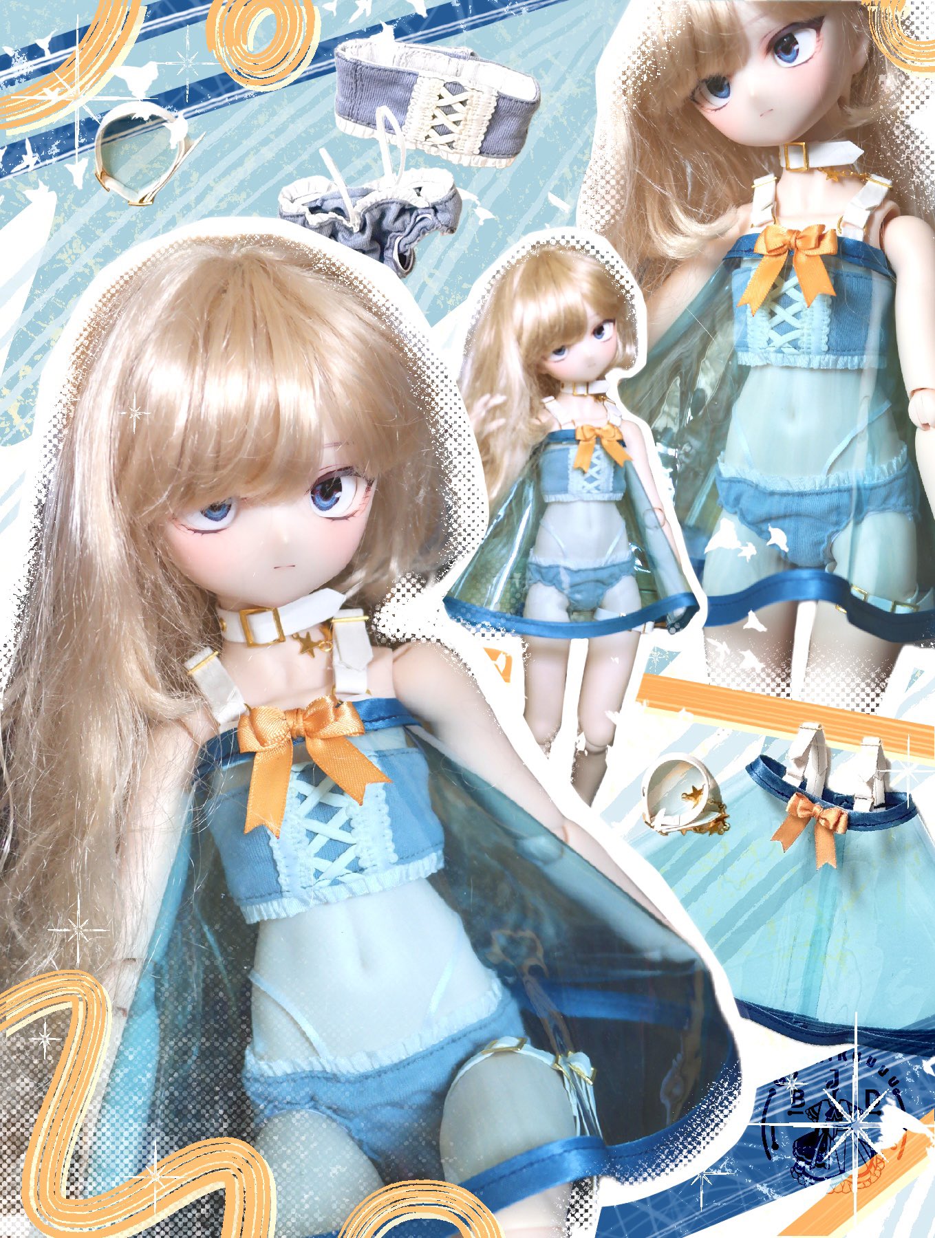 dolls countryさま専用（原画）真夏の波の煌きほか　2点おまとめ Gyunikuuuu BJD on X: 