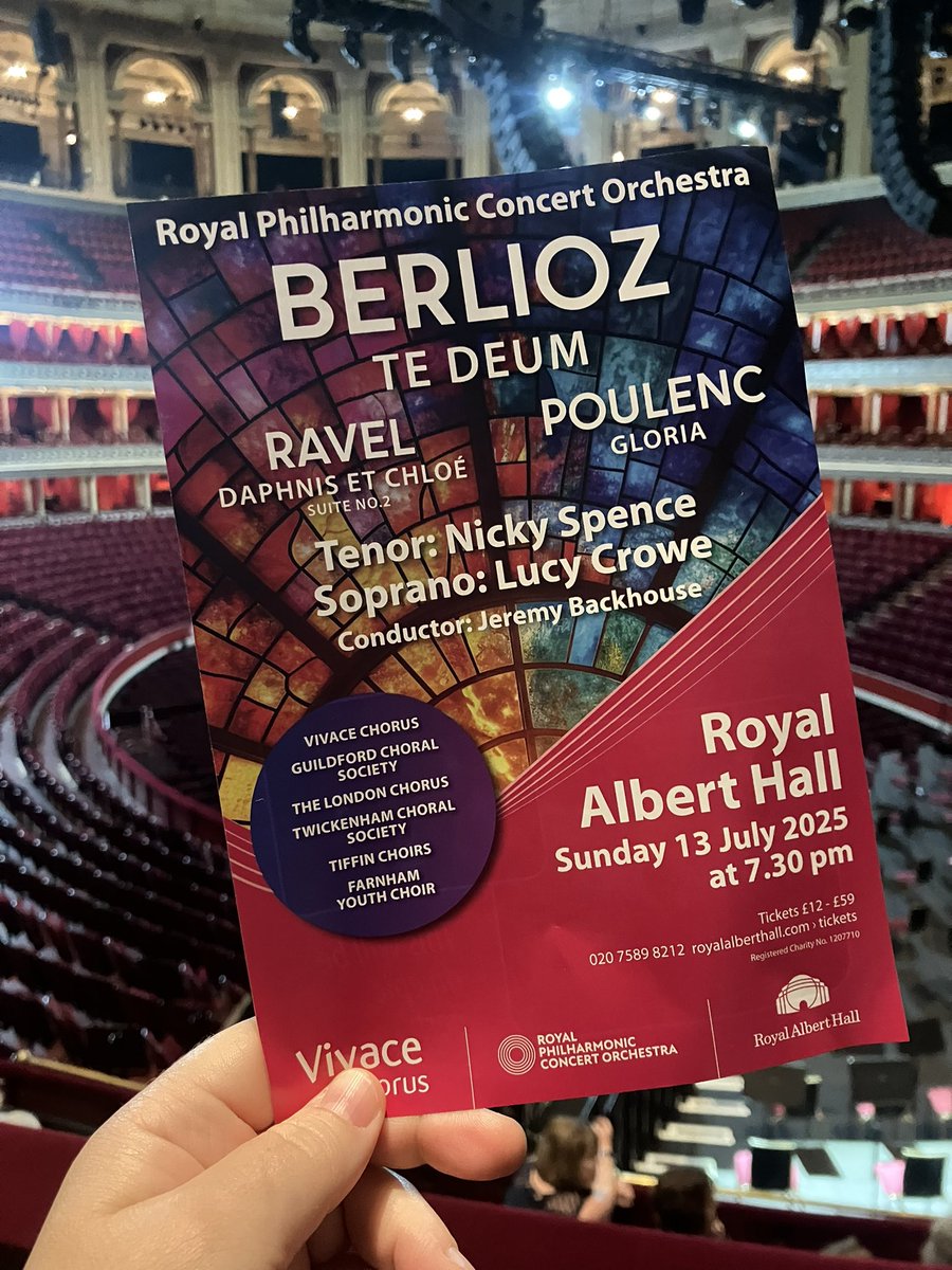 The London Chorus (@thelondonchorus) on Twitter photo In our seats <a href="/RoyalAlbertHall/">Royal Albert Hall</a> for our first rehearsal of the day! What a treat to be here with <a href="/VivaceChorus/">Vivace Chorus</a> and Jeremy Backhouse. ⭐️
There are still tickets available for tonight's concert - visit londonchorus.org.uk/event/berlioz-… In our seats <a href="/RoyalAlbertHall/">Royal Albert Hall</a> for our first rehearsal of the day! What a treat to be here with <a href="/VivaceChorus/">Vivace Chorus</a> and Jeremy Backhouse. ⭐️
There are still tickets available for tonight's concert - visit londonchorus.org.uk/event/berlioz-…