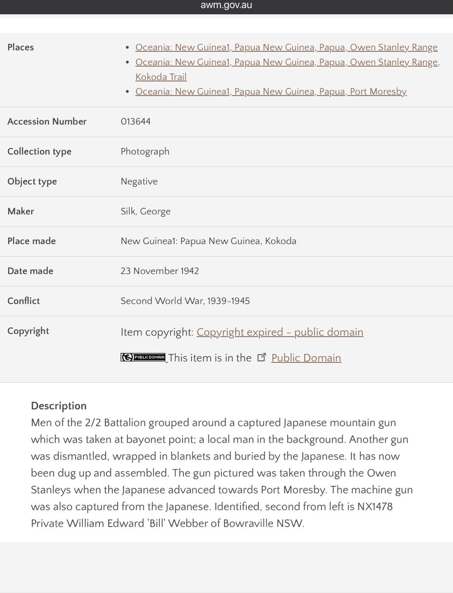 Ron__Jon8s's tweet image. These 2/2nd Battalion diggers including Pte Bill Webber, might also ask why you use their image, without bothering to attribute and provide context.

George Silk the photographer Nov 1942, Oivi-Gorari. #Kokoda
#OwenStanleys 

awm.gov.au/collection/C33…