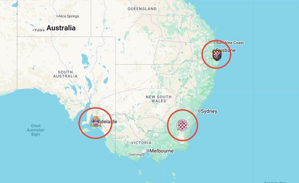 SweeperPod's tweet image. 🇦🇺 The Australian Cup round of 32, which begins today, has it all!
✈️ The old 'Distance Derby': Perth Glory v Wellington Phoenix ↖️
🏝️ An island tie in Tasmania: South Hobart v. South Melbourne ↗️
🇭🇷 Three clubs with Croatian roots: Adelaide Croatia Raiders, Gold Coast Knights &…