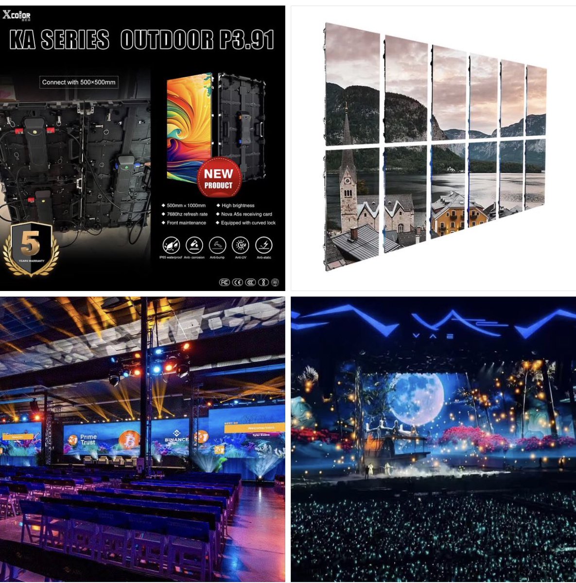 CynthiaXcolor's tweet image. KA series LED DISPLAY SCREEN
✅Cabinet sizes :1000*500mm.
✅High refresh rate: 7680hz
✅long service lifetime
✅5 years warranty
📲 Message me for more details &amp;amp; orders:
👉WhatsApp : wa.me/8613410578701
📮Emile:1679cynthia@gmail.com
#ledwallsetup #event #stagedesign