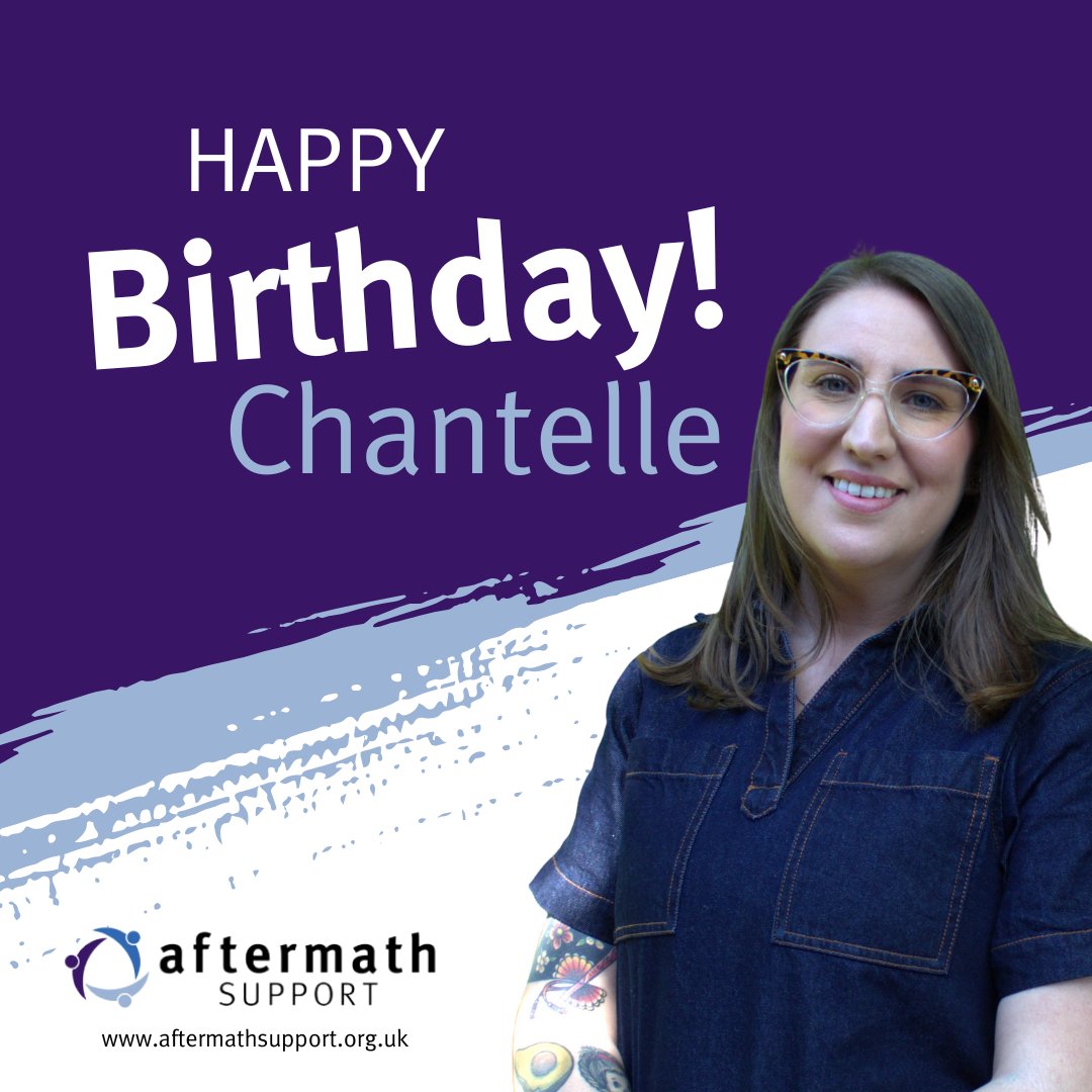 aftermathsupp's tweet image. Happy Birthday to our brilliant Digital Media Coordinator, Chantelle! 🎉
Thanks for all the wonderful work you do – we’re lucky to have you on the team.
Have the best day 💙

#HappyBirthday #TeamAftermath