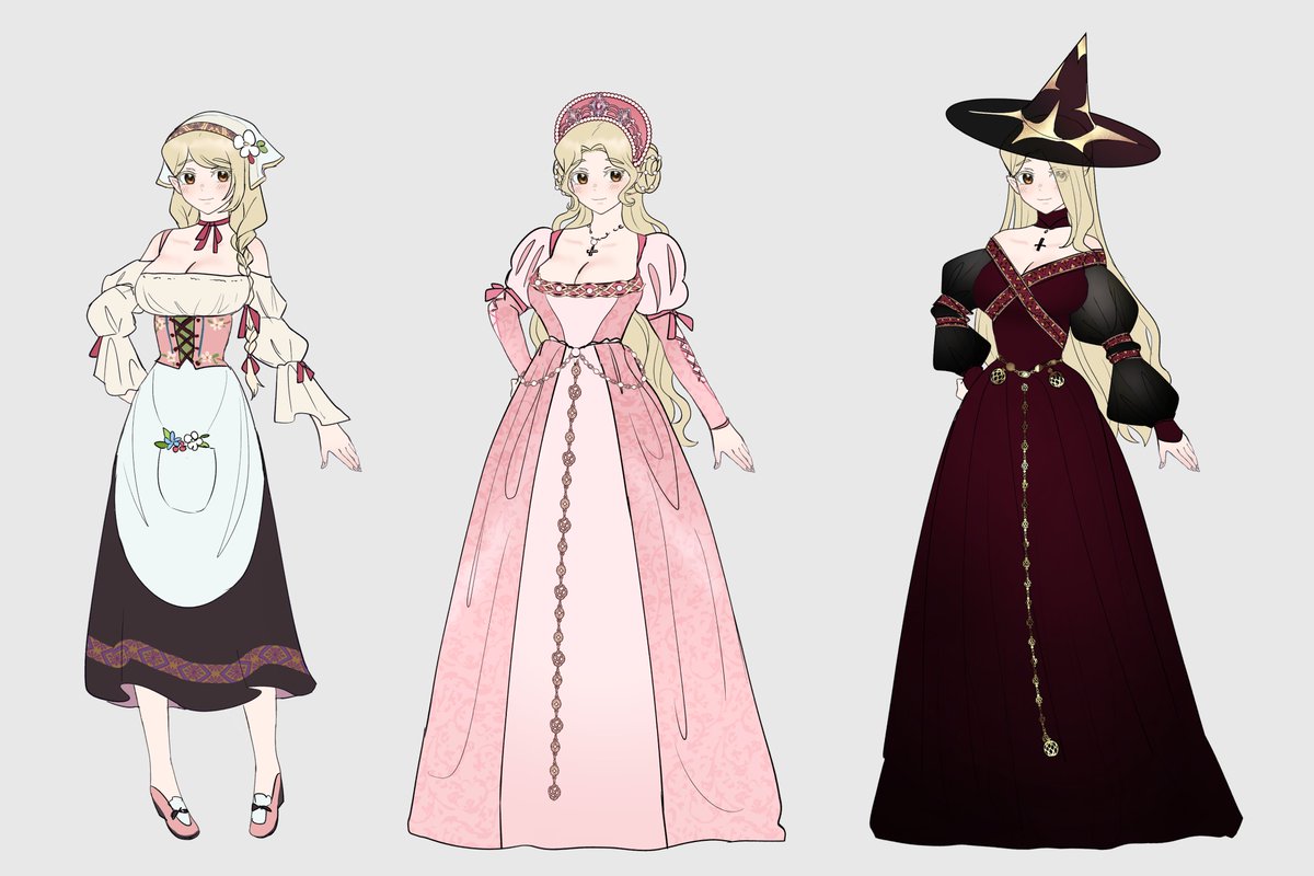 MPC_Olivia's tweet image. (อีก 7 ชม.หมดเวลาโหวต ผปค.วาดสกินไปแล้วทั้งสามชุด😭
ประกอบการโหวตคับ ชุดไหนจะได้เป็นตัวจริงกัน----)