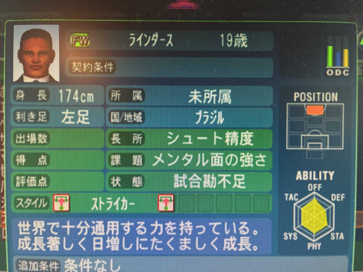 4年目南米FW新人探索
ラインダース発見

#サカつく04