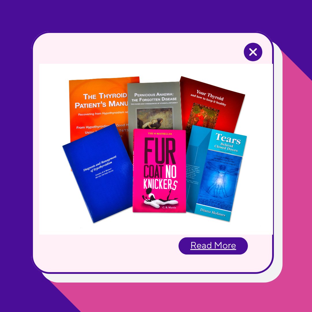 thyroiduk_org's tweet image. We have a selection of books available to buy that can help with diagnosing, managing and understanding thyroid disease. See our online shop here thyroiduk.org/product-catego….