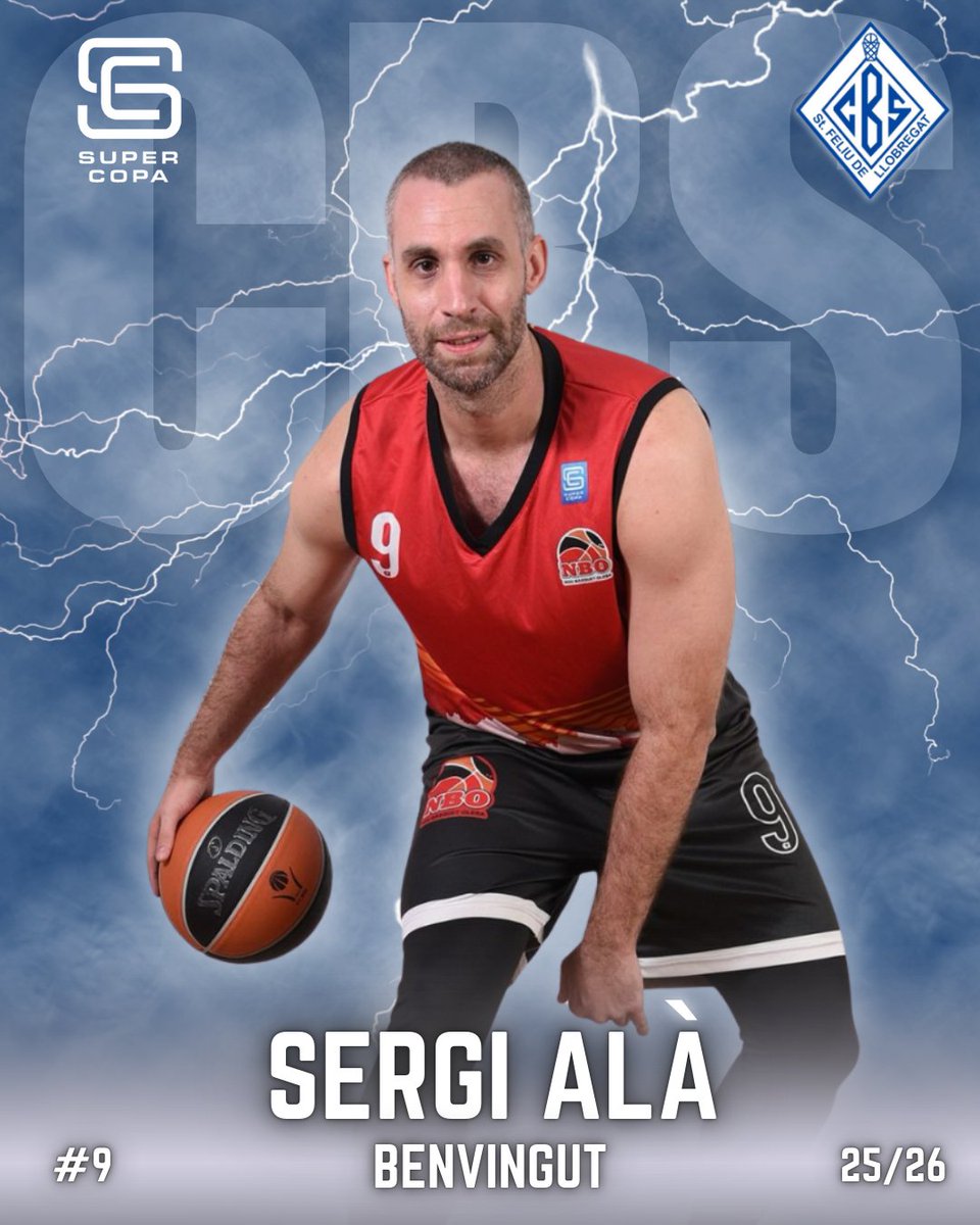 cbsantfeliuenc's tweet photo. 🏀✨ SERGI ALÀ, NOU JUGADOR DE L’EQUIP SUPERCOPA MASCULÍ DEL CBS! ✨🏀

El Club Bàsquet Santfeliuenc es complau a anunciar la incorporació de Sergi Alà al nostre equip masculí de Supercopa per a la pròxima temporada.

#CBSantfeliuenc #OrgullCBS #SupercopaMasculina #NouProjecte https://t.co/0xOwrNeZlt