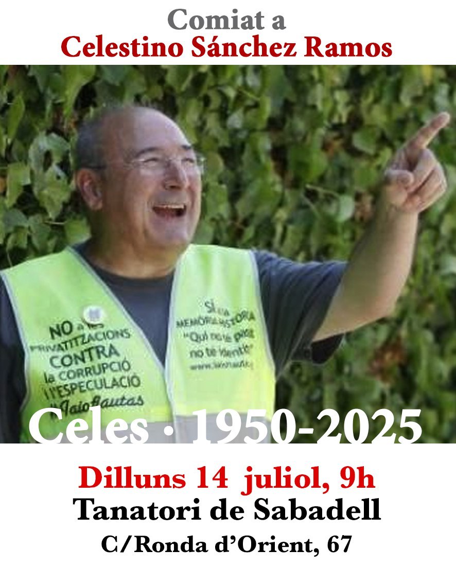 Seguiremos tocando los cataplines, por la ruptura democrática i la classe obrera.
Sempre pensant travesuras per obrir espais per anar més enllà contra el capitalisme i per la classe treballadora. Per la ruptura democrática, per la República Catalana del 99%. #GraciasCeles
