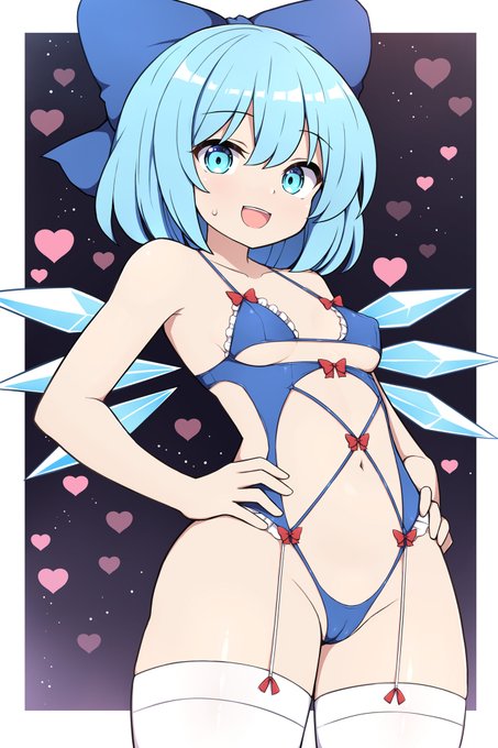 エッチ衣装チルノ💙💙💙 