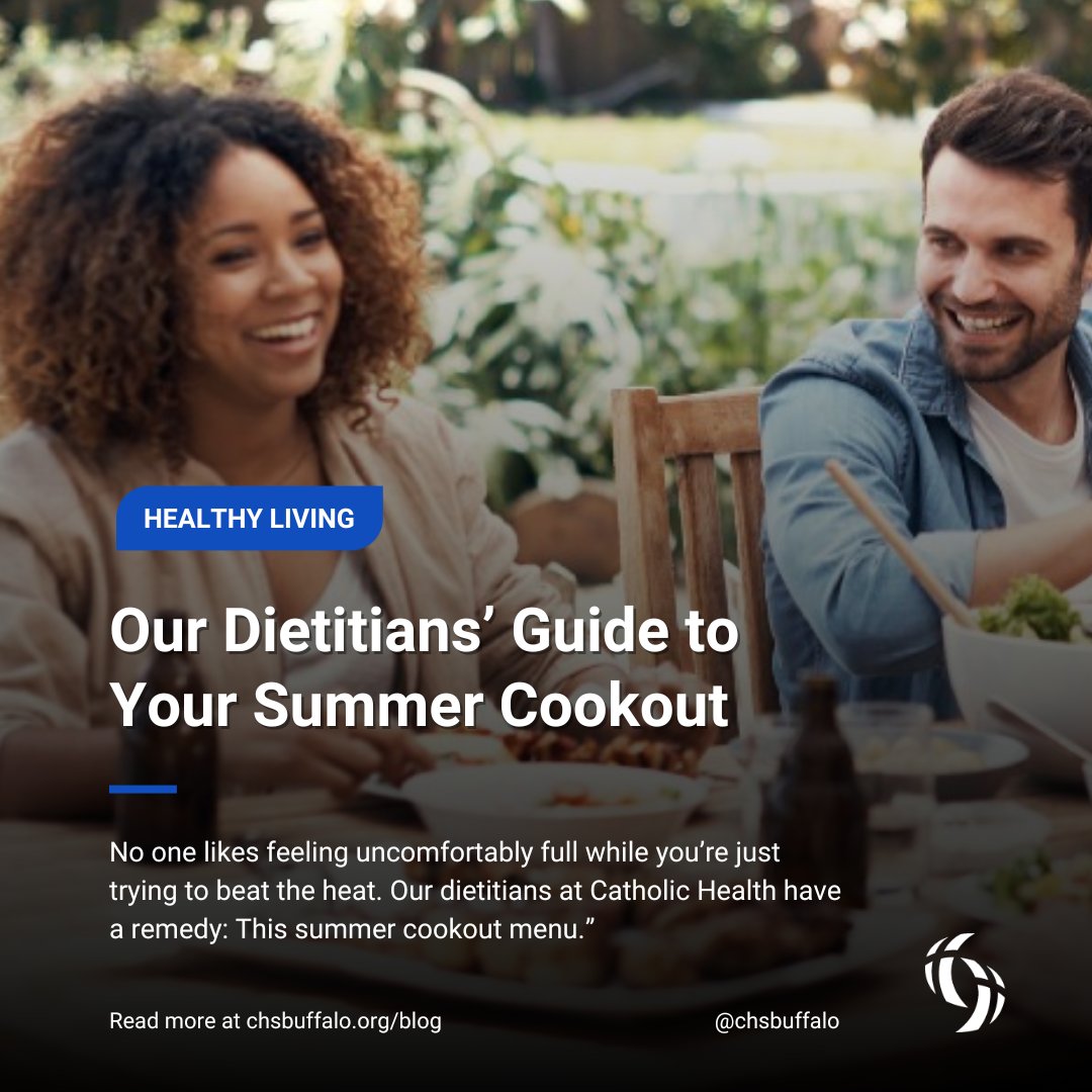 Our dietitians have created a summer menu 🍽️☀️ with fresh ingredients to keep you energized ⚡ during outdoor cookouts! 🚵‍♂️🏖️ 

ℹ️ Learn more at brnw.ch/21wU6DU. #HealthyFoodie #SummerMenu