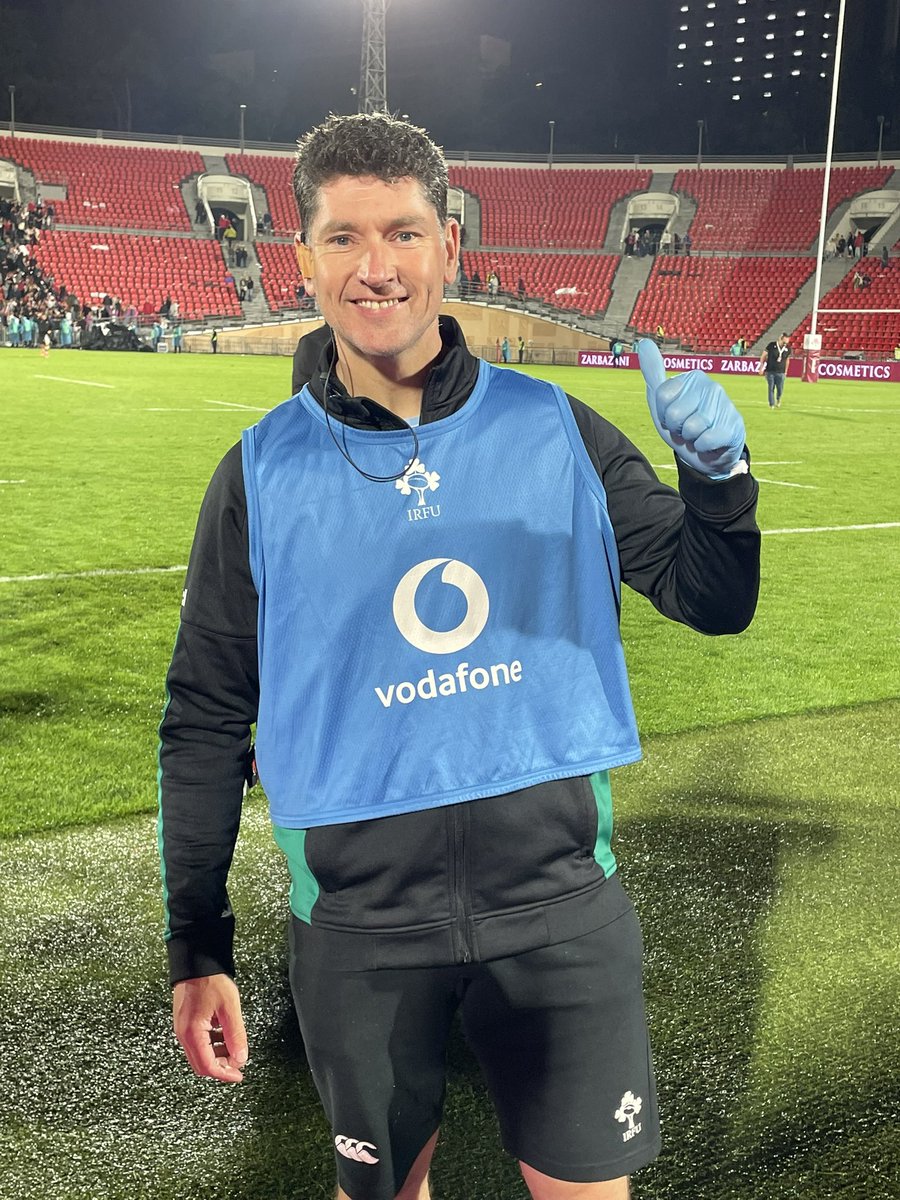 Delighted to have had the opportunity to be Physio with Ireland Rugby for their summer tour. <a href="/IrishRugby/">Irish Rugby</a>