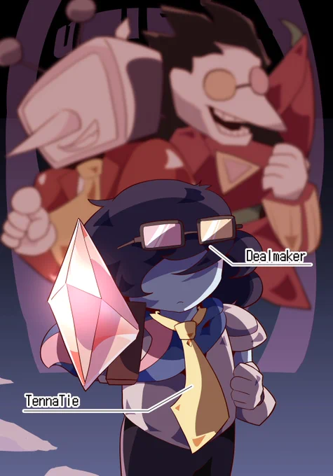 #deltarune #deltarunespoilers 騎士戦装備がトンチキ装備 