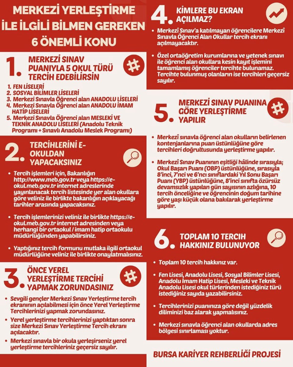 Merkezi yerlestirmeyle ilgili bilinmesi gereken 6 önemli konu