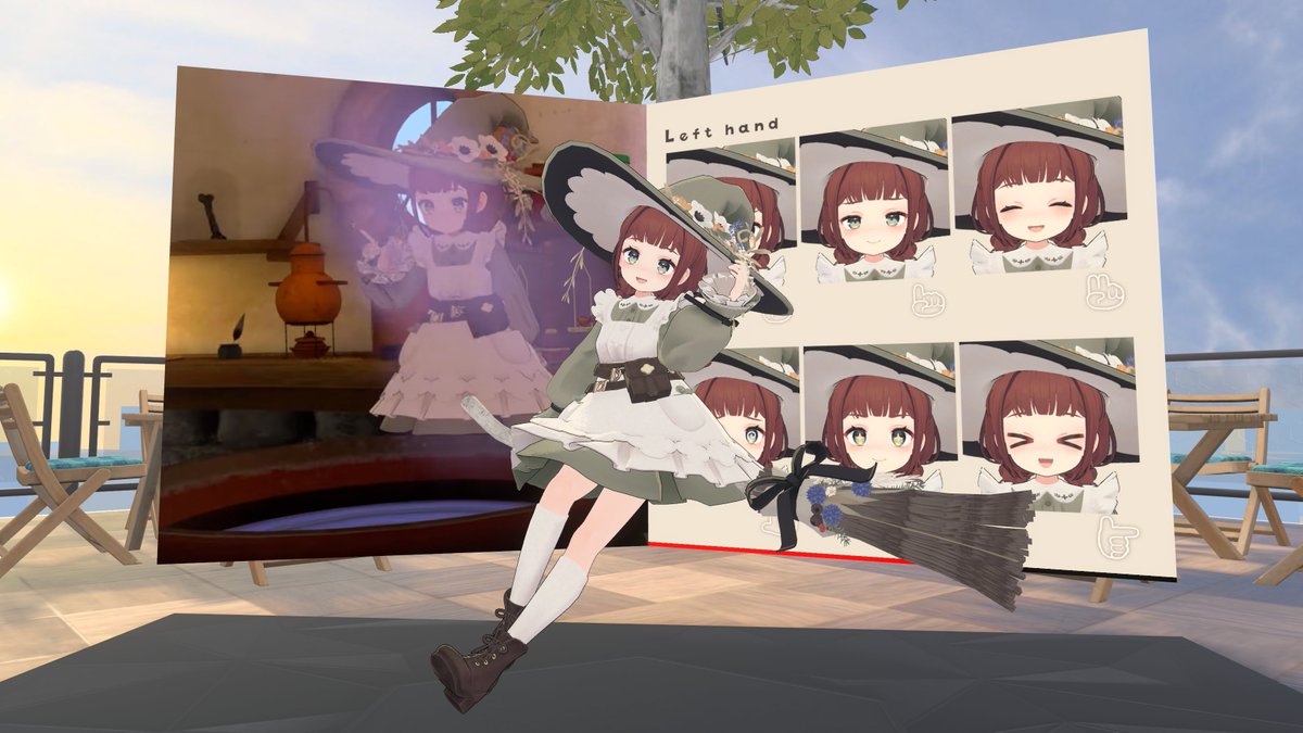 polygon_loading's tweet image. ニャドラ様の新作「ペトレア」ちゃんを展示させていただきました‼️
優しいファンタジーの世界観のPVも展示🥰🧹
試着もぜひお試しください🪄
#PolygonLoading #ポリロー