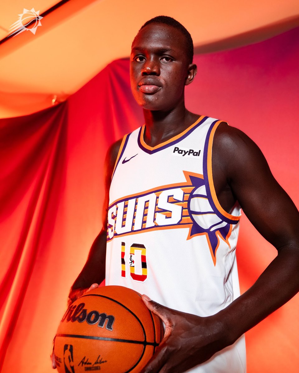 Julius Bintu (@juliusbintu) on Twitter photo Khaman Maluach's journey from #SouthSudan🇸🇸 to the Phoenix Suns embodies resilience and dreams. His path, through #Uganda🇺🇬 to the US🇺🇸, is integral to his identity, proving that with unwavering spirit, no obstacle is too great. He inspires us to pursue our aspirations. <a href="/Suns/">Phoenix Suns</a> Khaman Maluach's journey from #SouthSudan🇸🇸 to the Phoenix Suns embodies resilience and dreams. His path, through #Uganda🇺🇬 to the US🇺🇸, is integral to his identity, proving that with unwavering spirit, no obstacle is too great. He inspires us to pursue our aspirations. <a href="/Suns/">Phoenix Suns</a>