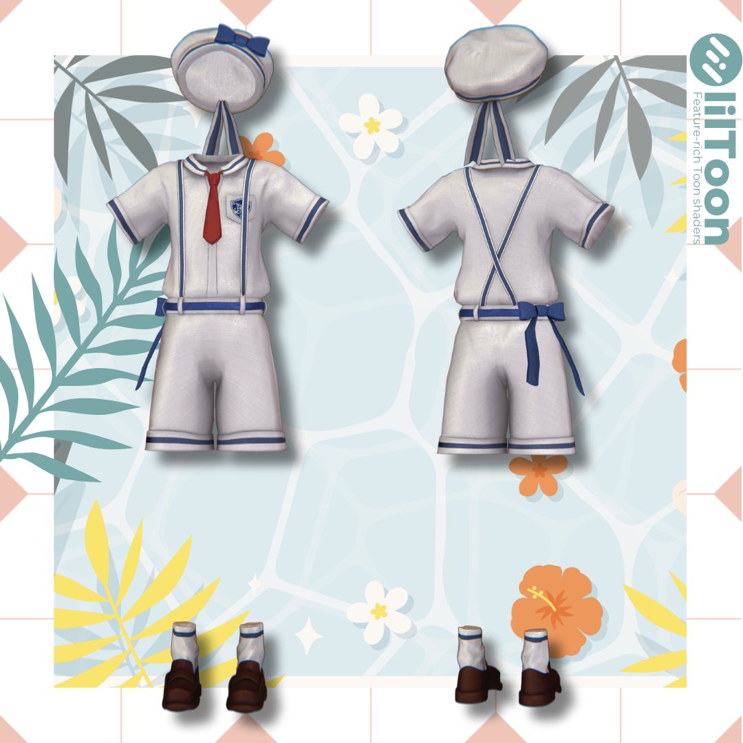 ⚓SUMMER SAILOR発売開始⚓ 
SALE ～07/20(日) 1avatar￥1200→￥1000
melocotonn.booth.pm/items/7148548

🎁 プレゼント企画 🎁
抽選でSUMMER SAILORを3名様にプレゼント！
boothスキ100❤ごとに+１名様
応募方法
①  ＠MELOCOTON1023をファロー
②この投稿をリポスト♻️

〆：7/20（日）16:00
#VRChat  #booth