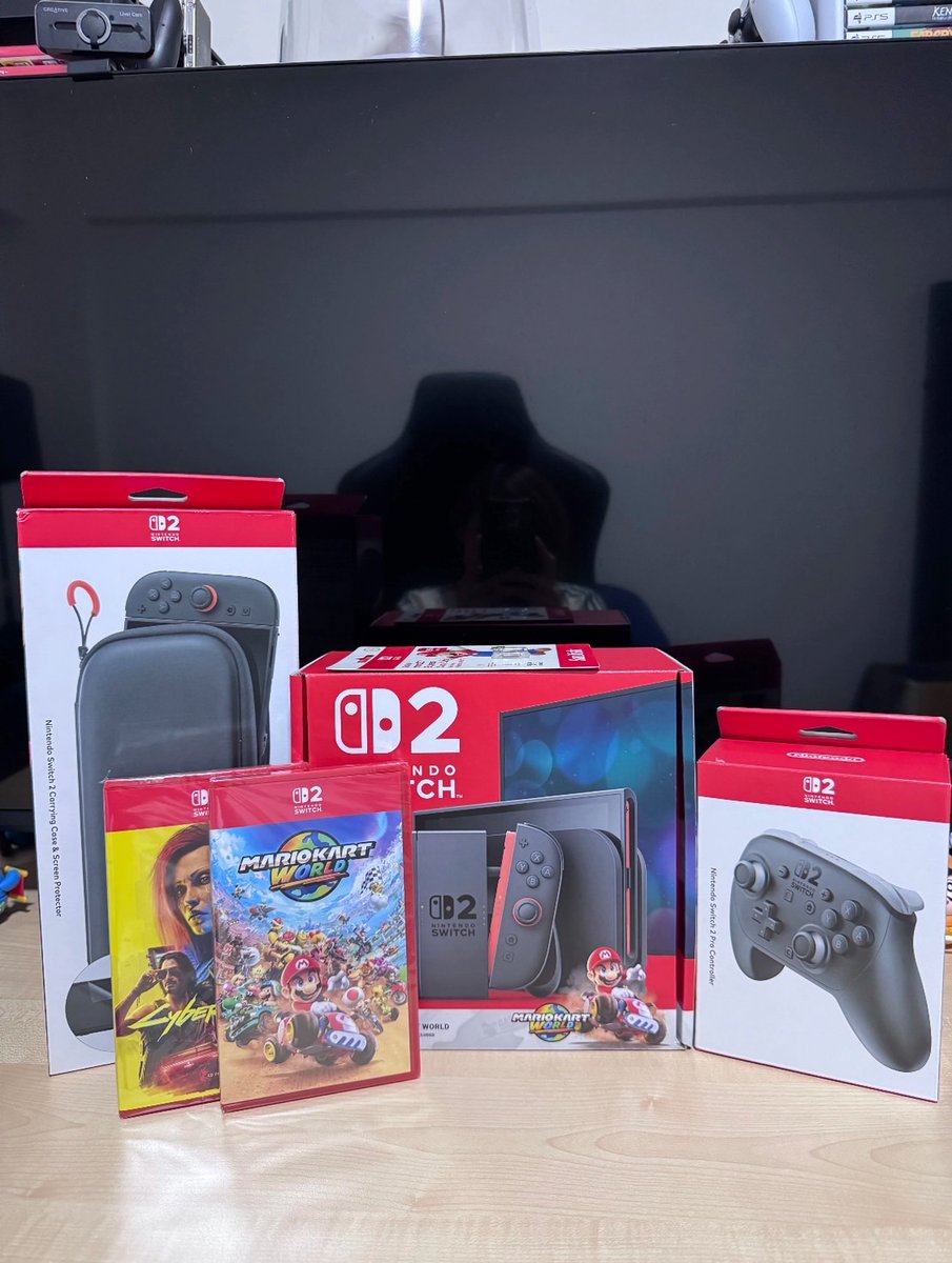 3uIEvsuuRWnPT1p's tweet image. ✨24時間限定!! ゲリラ抽選開始!! 今回挑戦!!✨

任天堂Switch2セット🎁
200リポスト到達で...即1名様にプレゼント決行!!

【応募方法】(※プロフ先からも抽選可能✨)
①フォロー②いいねとリポスト➂コメント

更に....NEW!!✨固定ポストをリポストで当選確率UP！